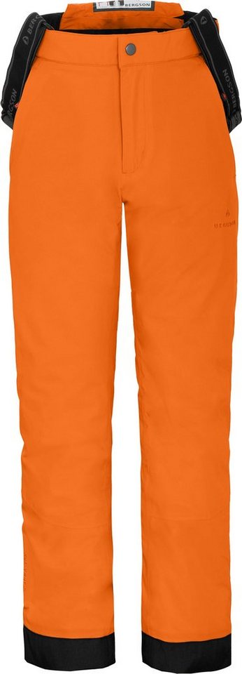 Bergson Skihose PELLY Kinder Skihose, wattiert, 20000 mm Wassersäule, Normalgrößen, orange von Bergson