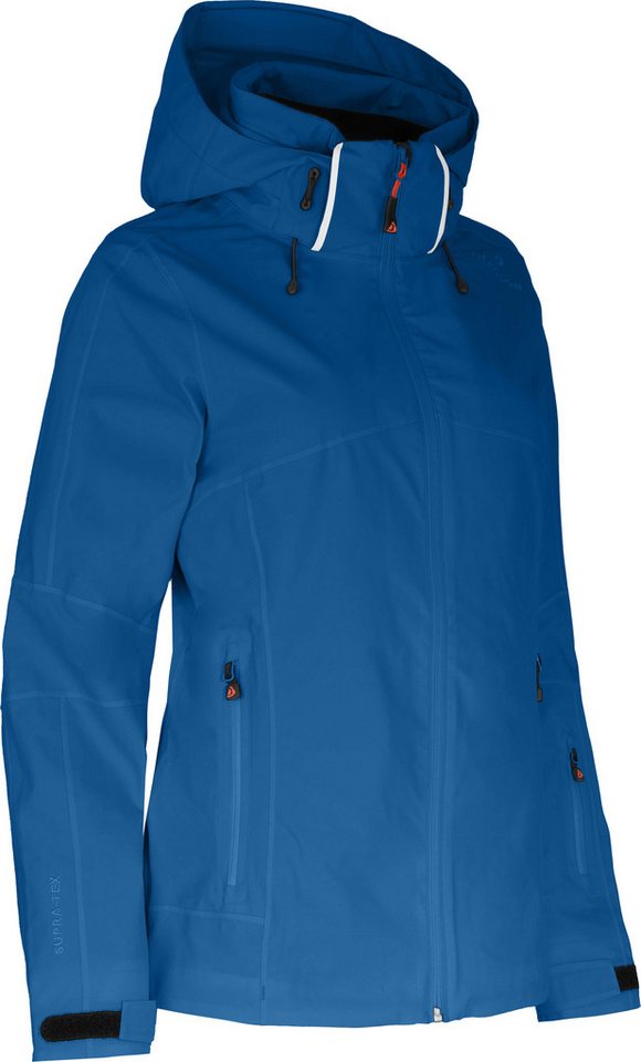 Bergson Regenjacke BEKEN Light Damen Skijacke, unwattiert, voll elastisch, 20000 mm Wassersäule, Lan von Bergson