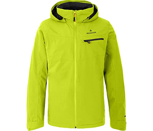 Bergson TALLMOS | Herren Regenjacke, Netzfutter, 20000 mm Wassersäule, lime punch [268], 50 - Herren von Bergson