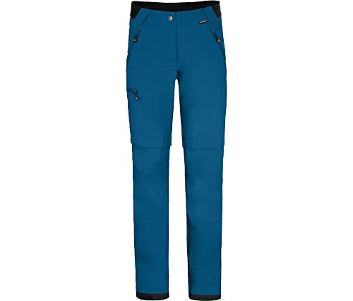 Bergson TESSE Zipp-Off | Damen Softshellhose, Winddicht, strapazierfähig, Blue Sapphire [307], 44 - Damen von Bergson