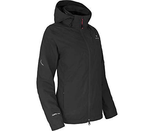 Bergson VALDIVIA | Damen Rad-Regenjacke, Netzfutter, 12000 mm Wassersäule, black [900], 36 - Damen von Bergson