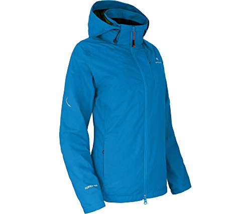 Bergson VALDIVIA | Damen Rad-Regenjacke, Netzfutter, 12000 mm Wassersäule, blue aster [337], 52 - Damen von Bergson