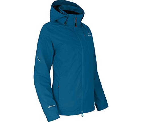 Bergson VALDIVIA | Damen Rad-Regenjacke, Netzfutter, 12000 mm Wassersäule, blue sapphire [307], 52 - Damen von Bergson