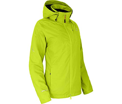 Bergson VALDIVIA | Damen Rad-Regenjacke, Netzfutter, 12000 mm Wassersäule, lime punch [268], 36 - Damen von Bergson