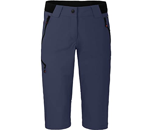 Bergson VIDAA Comfort Capri | Damen 3/4 Wanderhose, leicht, strapazierfähig, Peacoat Blue [368], 52 - Damen von Bergson