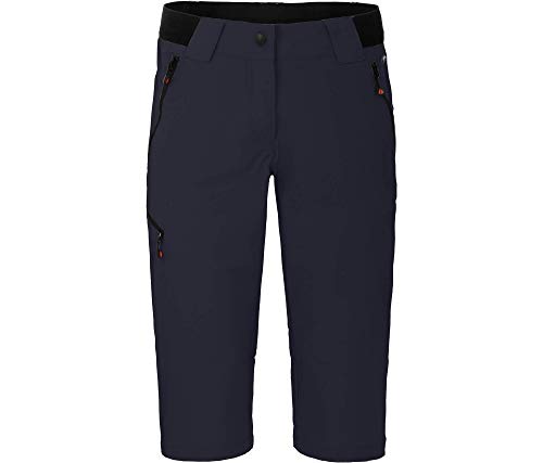 Bergson VIDAA Comfort Capri | leichte 3/4 Damen Wanderhose, Night Sky [367], 48 - Damen von Bergson