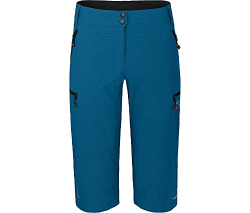 Bergson Valli Capri | Damen 3/4 Radhose, robust, elastisch, Blue Sapphire [307], 40 - Damen von Bergson