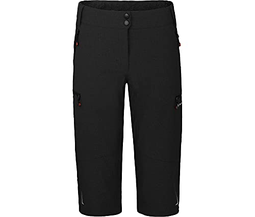 Bergson Vina Capri (mit gepolsterter Innenhose) | Damen 3/4 Radhose, robust, elastisch, Black [900], 34 - Damen von Bergson