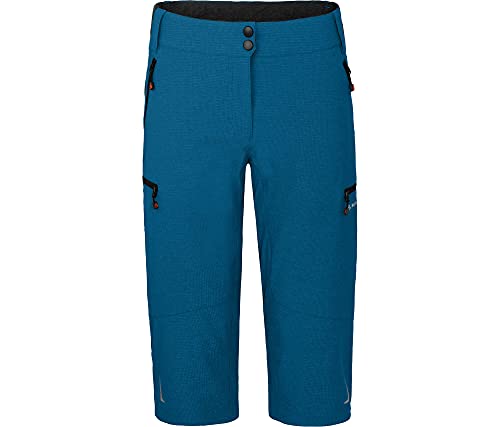 Bergson Vina Capri (mit gepolsterter Innenhose) | Damen 3/4 Radhose, robust, elastisch, Blue Sapphire [307], 42 - Damen von Bergson