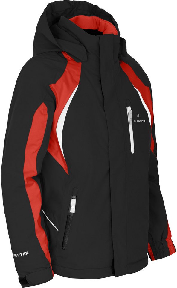 Bergson Skijacke JENS Kinder Skijacke, perfekt für junge Wintersportler, Normalgrößen, sch von Bergson