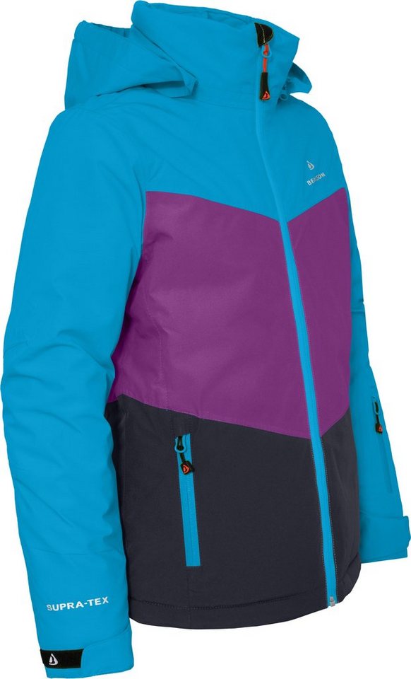 Bergson Winterjacke Mädchen Skijacke LIESKA Kinder Skijacke, stilvoll und funktional für junge Wintersportlerinn von Bergson