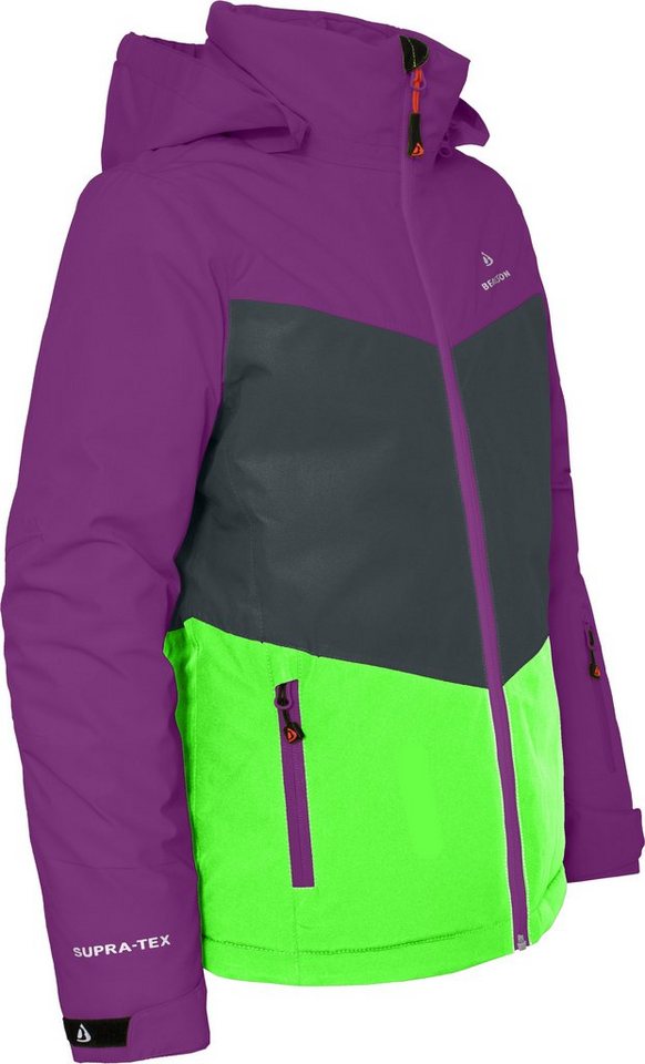 Bergson Winterjacke Mädchen Skijacke LIESKA Kinder Skijacke, stilvoll und funktional für junge Wintersportlerinn von Bergson