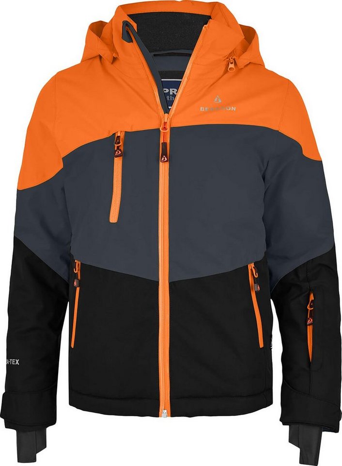 Bergson Winterjacke VOLKER neo (maxi) Kinder Skijacke, extra weit für extra viel Spaß im Schnee!, Normalgrö von Bergson