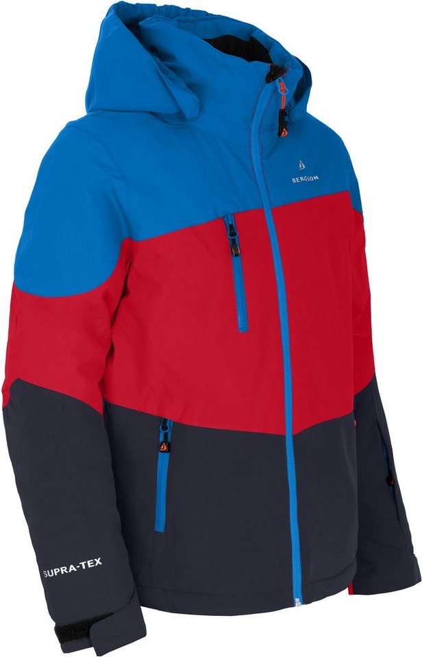 Bergson Winterjacke VOLKER neo Kinder Skijacke, die perfekte Skijacke für junge Abenteurer, Normalgr von Bergson