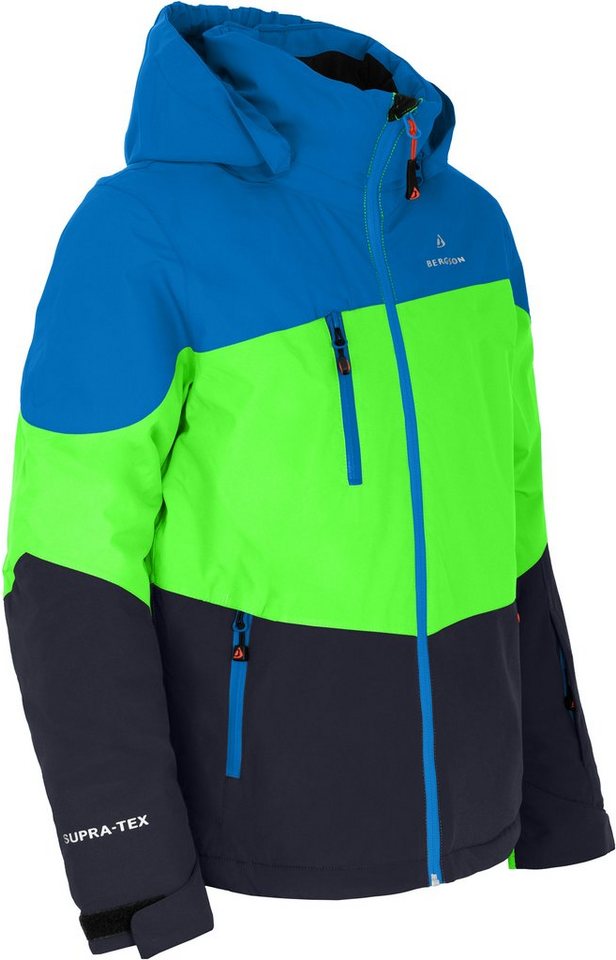 Bergson Winterjacke VOLKER neo Kinder Skijacke, die perfekte Skijacke für junge Abenteurer, Normalgr von Bergson