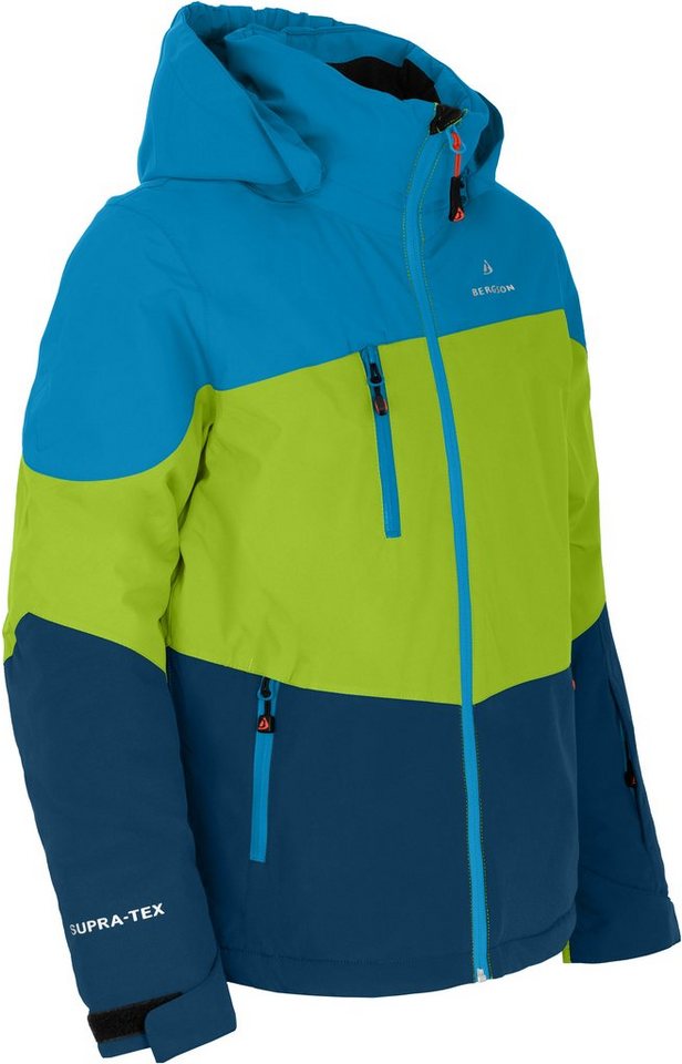 Bergson Winterjacke VOLKER neo Kinder Skijacke, die perfekte Skijacke für junge Abenteurer, Normalgr von Bergson