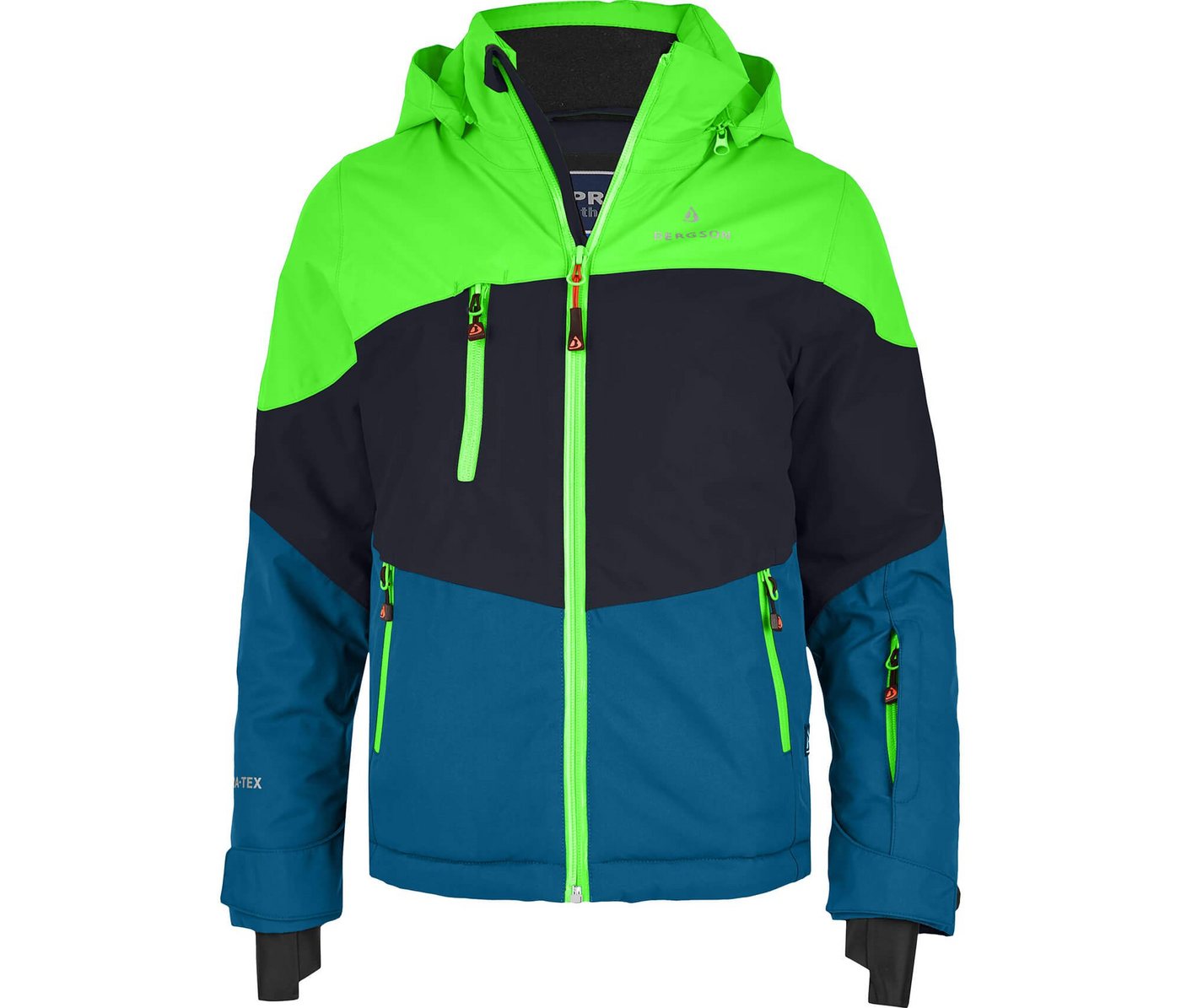 Bergson Winterjacke VOLKER neo Kinder Skijacke, die perfekte Skijacke für junge Abenteurer, Normalgr von Bergson