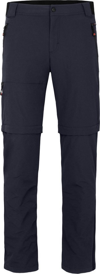 Bergson Outdoorhose ARRESÖ COMFORT Zipp Off Herren Wanderhose, leicht, strapazierfähig, Langgrößen, Nacht blau von Bergson