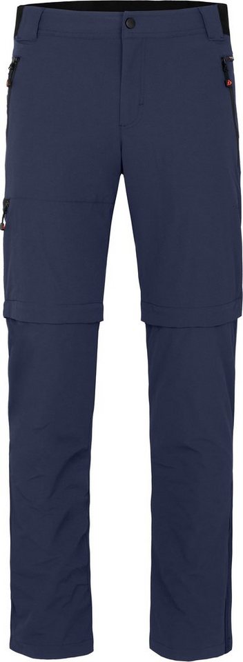 Bergson Outdoorhose ARRESÖ COMFORT Zipp Off Herren Wanderhose, leicht, strapazierfähig, Kurzgrößen, peacoat blau von Bergson