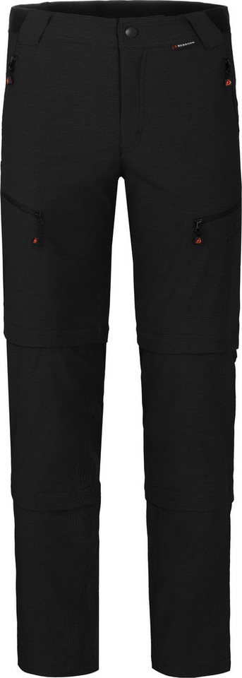 Bergson Outdoorhose LEBIKO Doppel Zipp-Off mit T-ZIPP Herren Wanderhose, robust elastisch, Normalgrößen, schwarz Bergson Outdoorhose LEBIKO Doppel Zipp-Off mit T-ZIPP Herren Wanderhose, robust elastisch, Normalgrößen, schwarz von Bergson