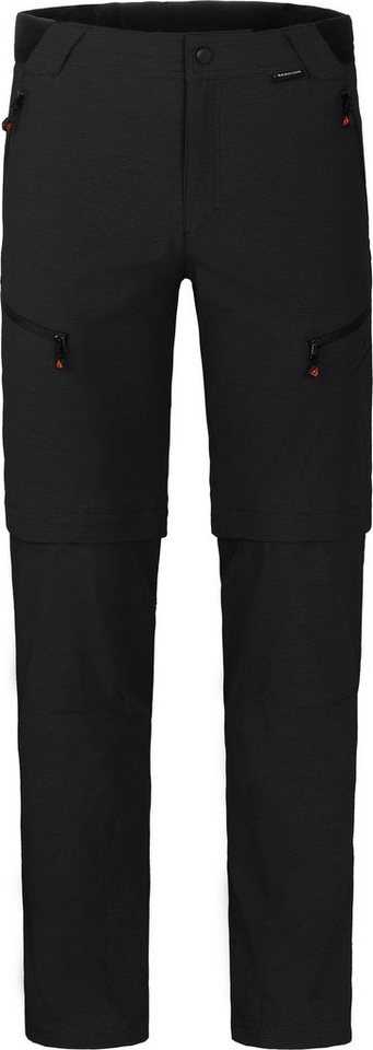 Bergson Outdoorhose LEBIKO Zipp-Off Herren Wanderhose, robust, elastisch, Langgrößen, schwarz Bergson Outdoorhose LEBIKO Zipp-Off Herren Wanderhose, robust, elastisch, Langgrößen, schwarz von Bergson