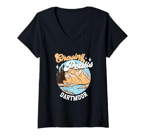 Damen Bergsteiger - Dartmoor T-Shirt mit V-Ausschnitt Damen Bergsteiger - Dartmoor T-Shirt mit V-Ausschnitt von Bergsteigen in England