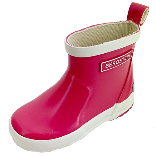 Bergstein Kinder BN Chelseaboot Gummistiefelette aus Naturkautschuk mit Baumwollfutter von Bergstein