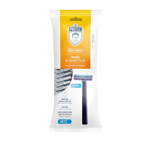 Dr Protect Bi-Shave Einwegrasierer, Einwegrasierer, 10 Stück Dr Protect Bi-Shave Einwegrasierer, Einwegrasierer, 10 Stück von Bericah