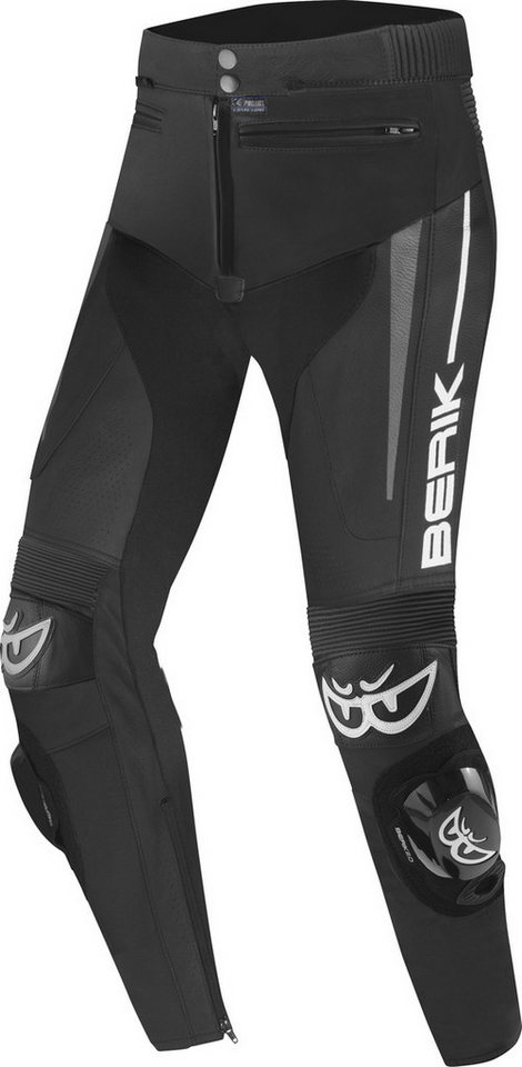 Berik Motorradhose Kendo Ladies Motorrad Lederhose Knieprotektoren enthalten von Berik
