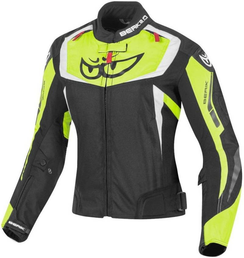 Berik Motorradjacke Bad Eye wasserdichte Damen Motorrad Textiljacke von Berik
