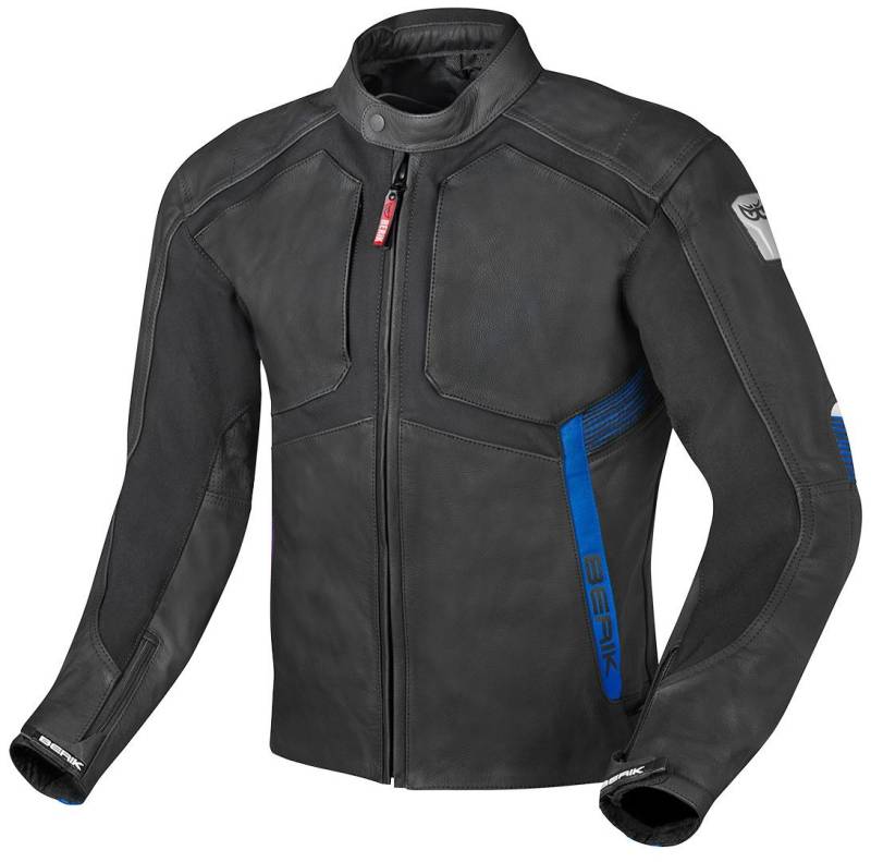 Berik Motorradjacke Flexius Motorrad Lederjacke herausnehmbares Innenfutter von Berik