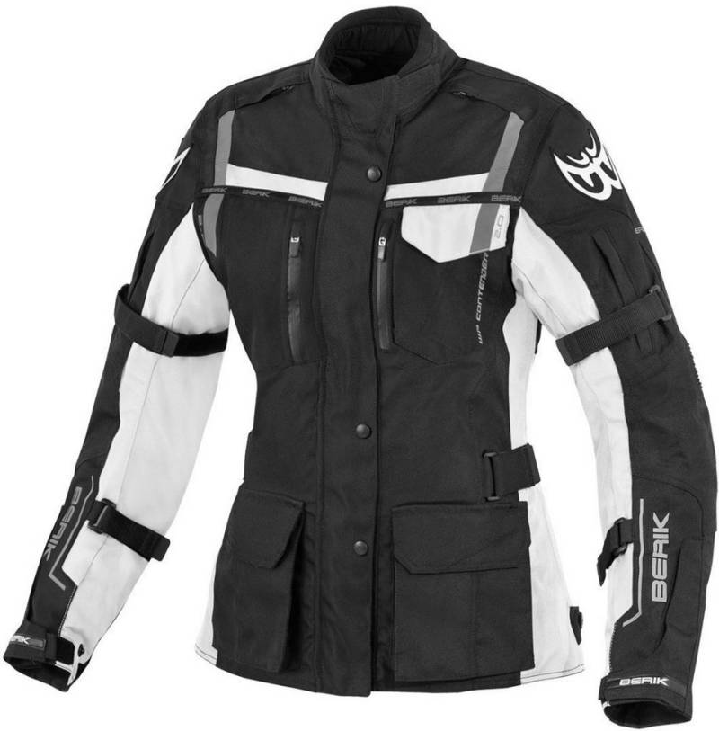Berik Motorradjacke Torino wasserdichte Damen Motorrad Textiljacke herausnehmbares Innenfutter,wasserdicht,Ellenbogenprotektoren ent von Berik