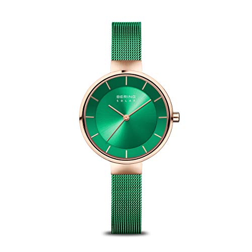 BERING Damen Uhr Solar Movement - Charity Collection mit Edelstahl und Saphirglas 14631-Charity - 5 ATM von BERING