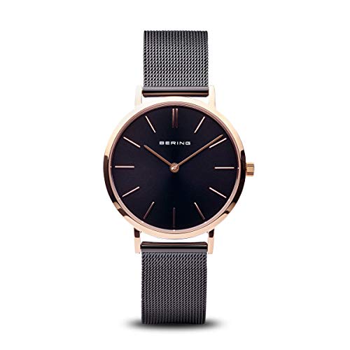 BERING Damen Uhr Quarz Movement - Classic Collection mit Edelstahl und Saphirglas 14134-166 von BERING
