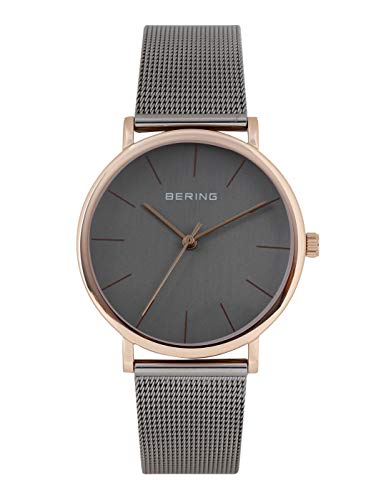 BERING Damen Uhr Quarz Movement - Classic Collection mit Edelstahl und Saphirglas 13436-369 Armbandsuhren - Wasserdicht: 3 ATM von BERING