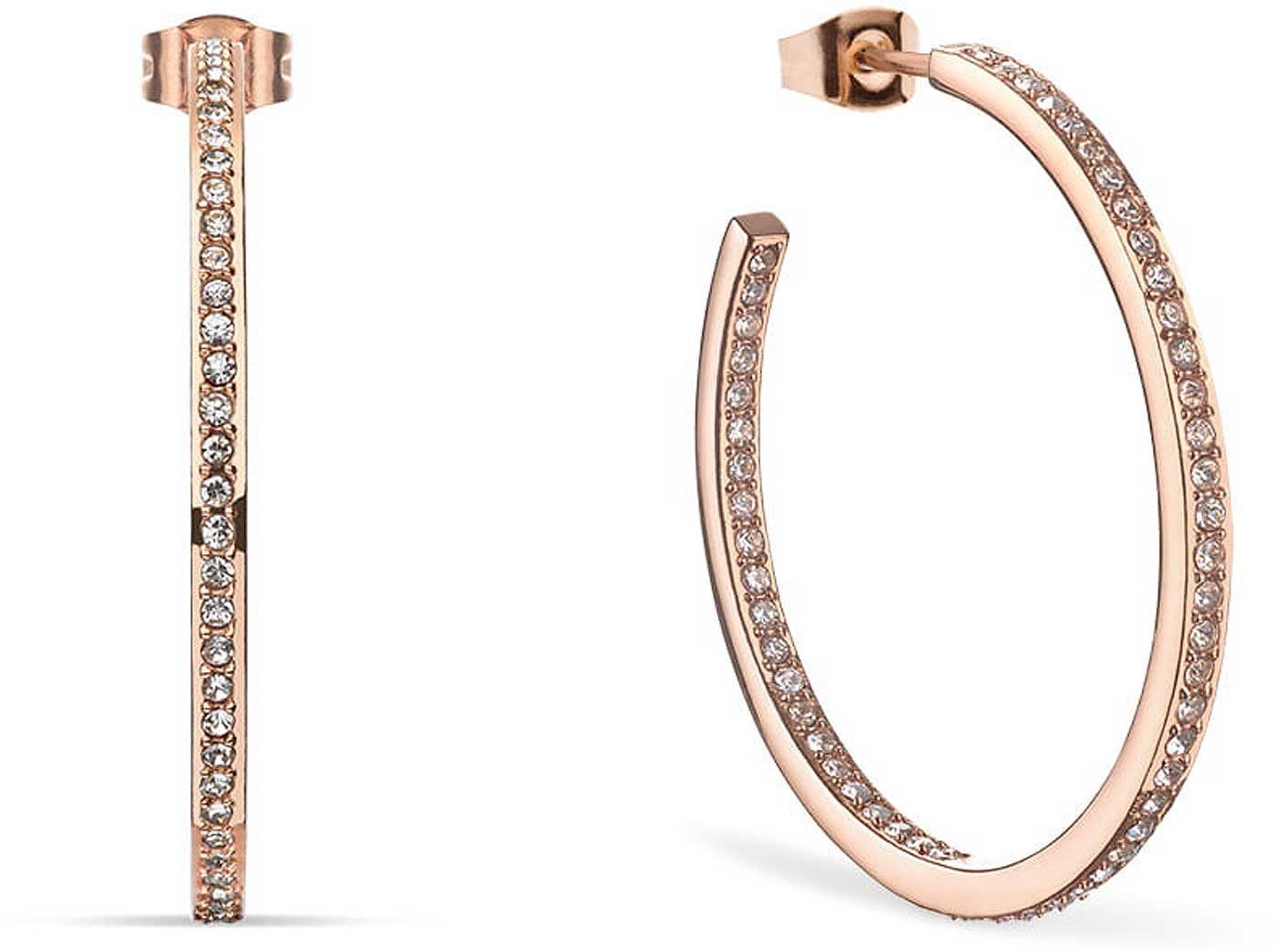 Bering Creolen-Set Kreolen aus Edelstahl mit Steinchen - Bering Jewelry Modell: 731-37-05 von Bering