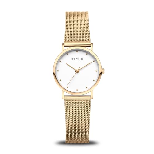 BERING Damen Uhr Quarz Movement - Classic Collection mit Edelstahl und Saphirglas 13426-XXX Armbandsuhren - Wasserdicht: 3 ATM, Gold von BERING