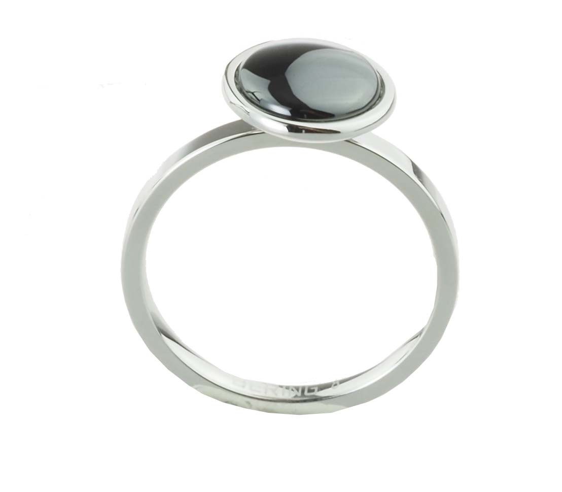 Bering Fingerring Arctic Symphony Kreis aus schwarzem Keramik von Bering