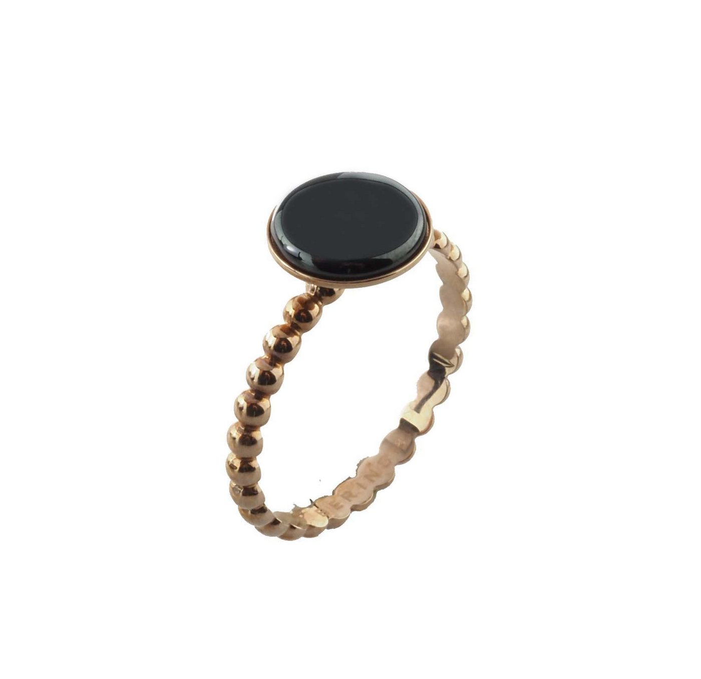 Bering Fingerring Damen Ring Rosegold schmal Edelstahl Kugelring rosé 572-36-X1 von Bering