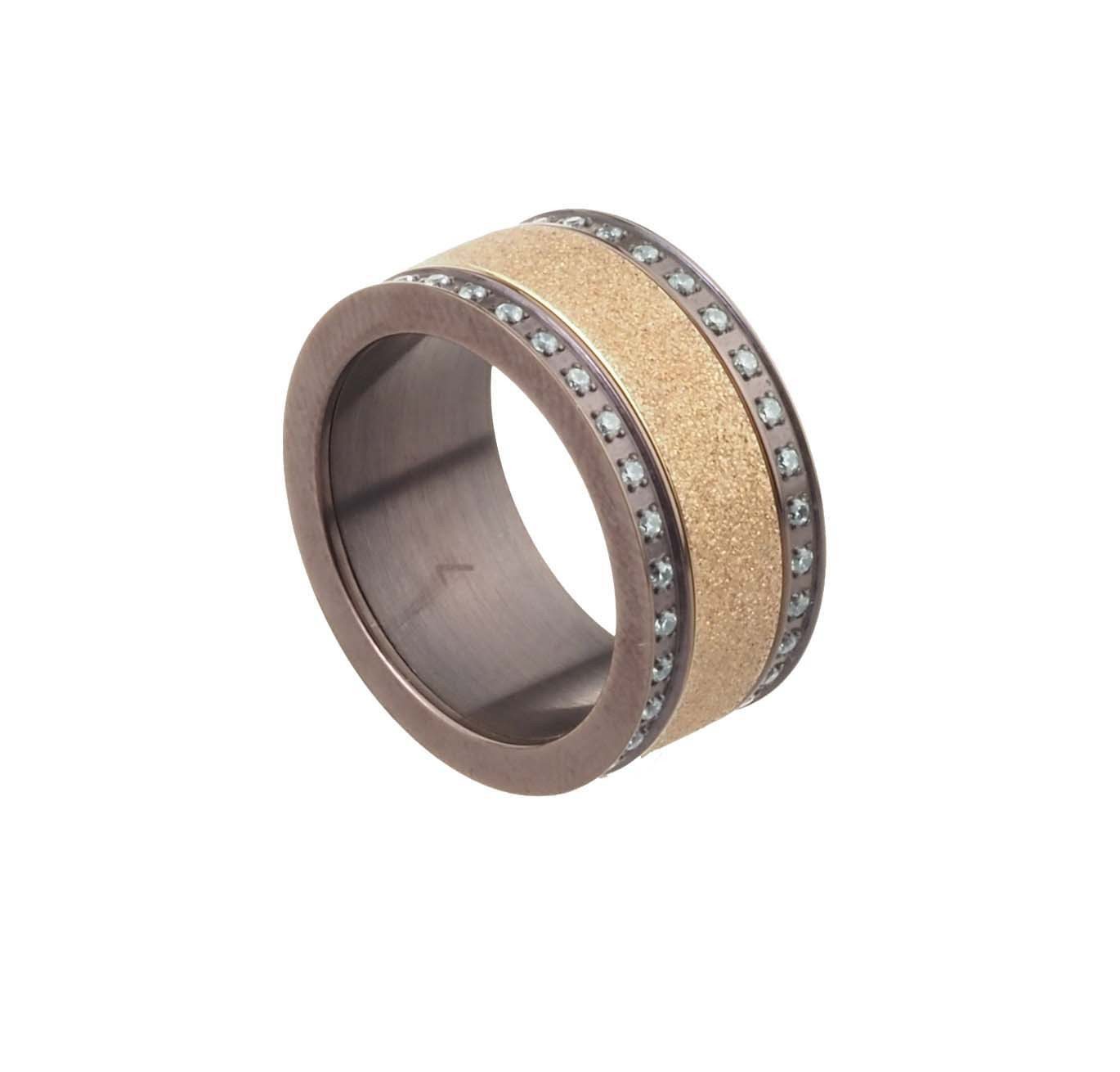 Bering Fingerring Kombiring Braun/Rosegold von Bering