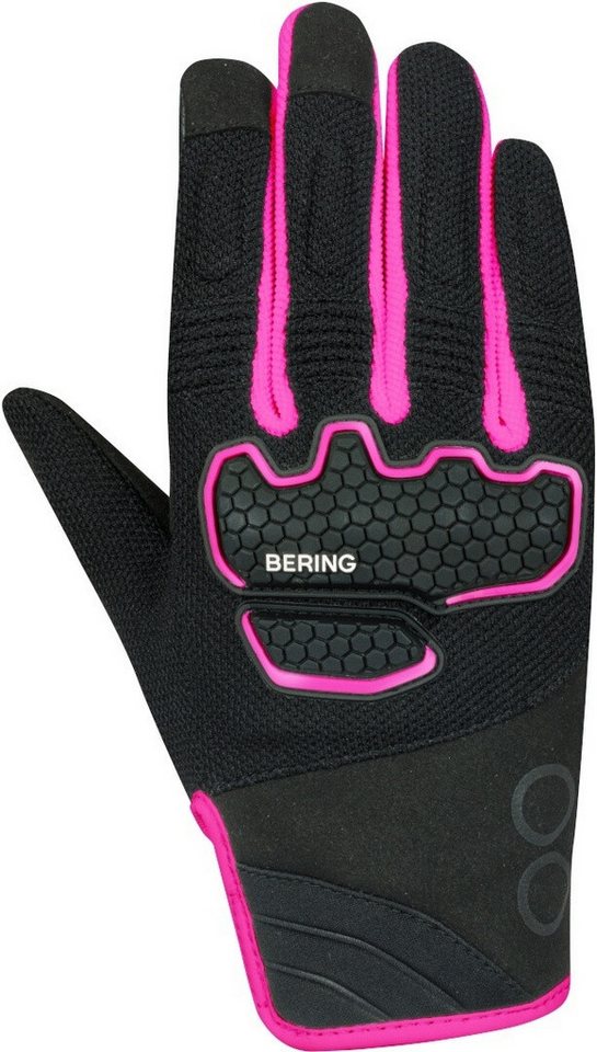 Bering Motorradhandschuhe Breeze Mesh Damen Motorrad Handschuhe Atmungsaktiv reflektierende von Bering