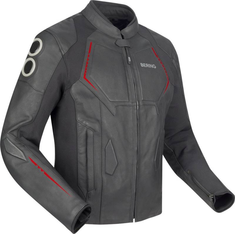 Bering Motorradjacke Radial Motorrad Leder-/Textiljacke herausnehmbares Innenfutter von Bering