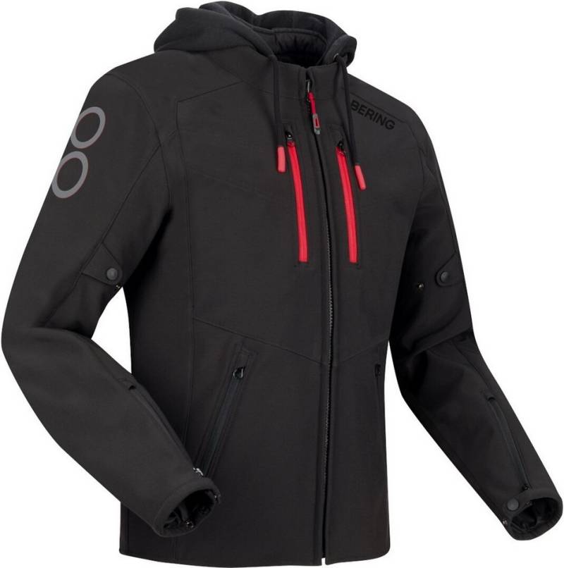 Bering Motorradjacke Rotor Softshell wasserdichte Motorrad Textiljacke herausnehmbares Innenfutter,wasserdicht von Bering