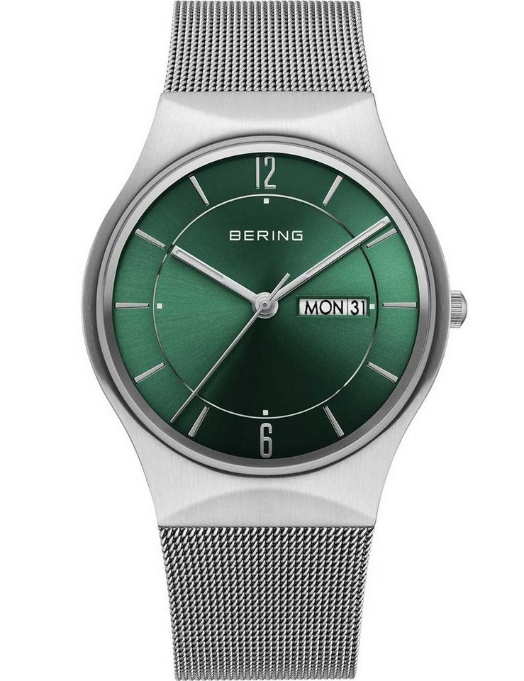 Bering Quarzuhr Bering 11938-008DD Classic Herrenuhr Day-Date 38mm 3ATM Bering 11938-008DD Classic Herrenuhr Day-Date 38mm 3ATM von Bering