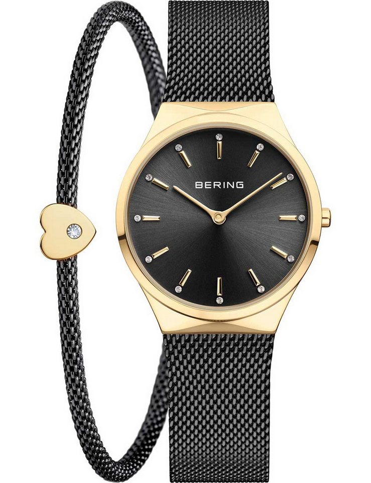 Bering Quarzuhr Bering 12131-132-GWP Damenuhr Classic Set mit Armband 31mm 3ATM Bering 12131-132-GWP Damenuhr Classic Set mit Armband 31mm 3ATM von Bering