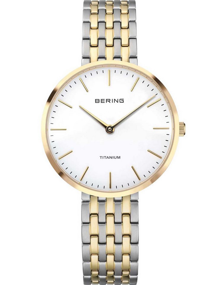 Bering Quarzuhr Bering 19334-010 Damenuhr Titanium 34mm 5ATM Bering 19334-010 Damenuhr Titanium 34mm 5ATM von Bering