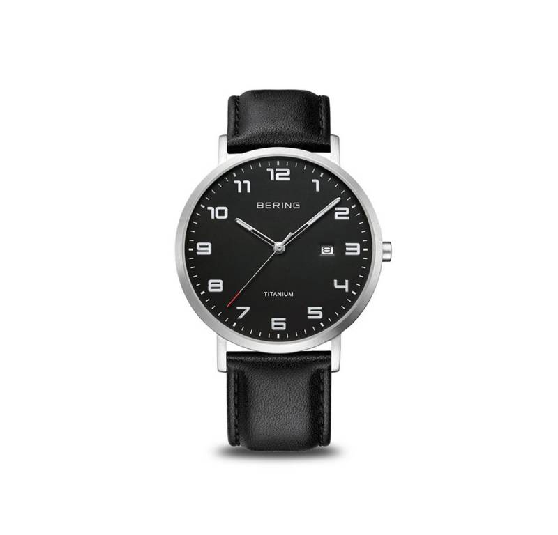 Bering Quarzuhr Bering Titanium silber gebürstet 18640-402 18640-402, Bering Titanium silber gebürstet 18640-402 von Bering