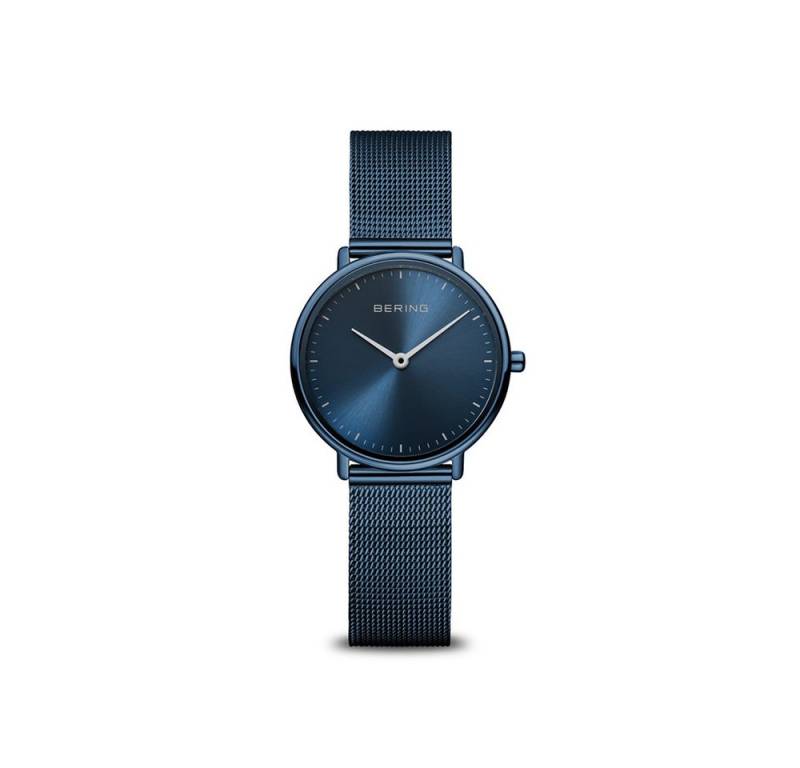 Bering Quarzuhr Bering Ultra Slim blau glänzend 15729-397 15729-397, Bering Ultra Slim blau glänzend 15729-397 von Bering