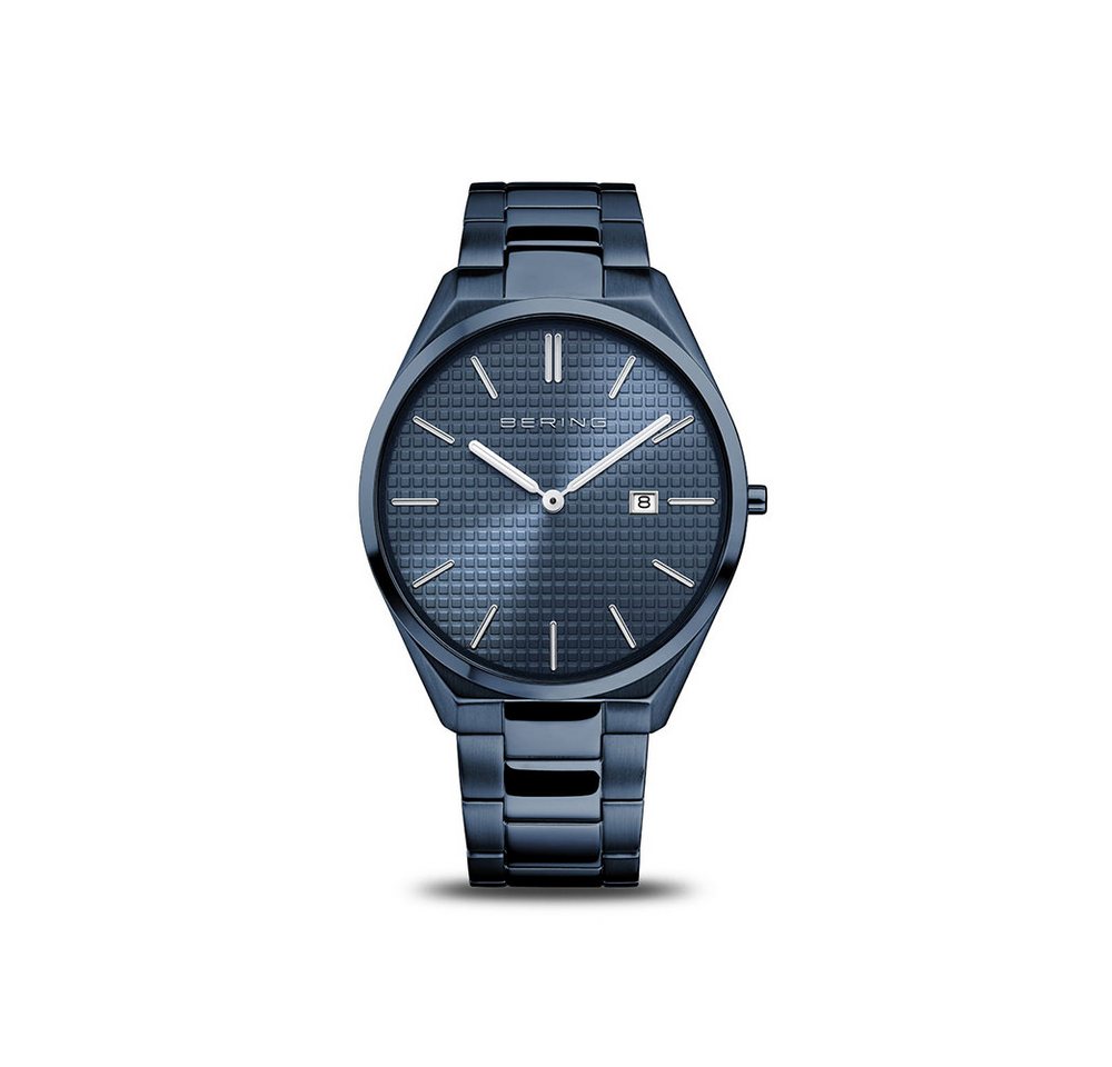 Bering Quarzuhr Bering Ultra Slim blau poliert/gebürstet 17240-797 17240-797, Bering Ultra Slim blau poliert/gebürstet 17240-797 von Bering