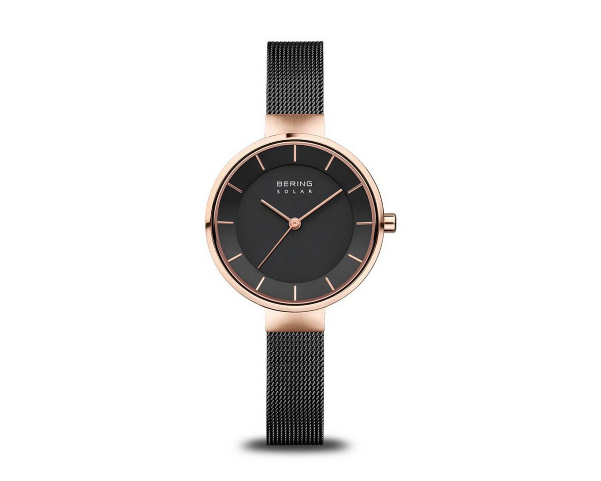 Bering Solaruhr 14631 Solarkollektion, Quartz Uhr, Damen Armbanduhr, Slim, Stilvoll, Elegant von Bering